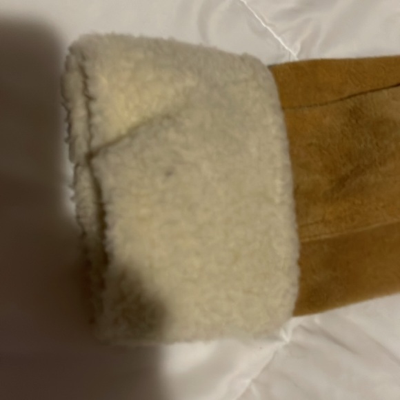 Vintage Ambassador Tan Penny Lane Suede Coat M - Picture 8 of 8